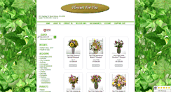 Desktop Screenshot of flowersforyoumtvernon.com